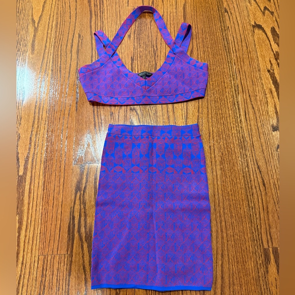 BCBG Maxazria Stretchy Two Piece outfit